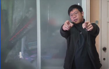 International Student Winston giving 'thumbs up' 3- still from How to prepare for university video